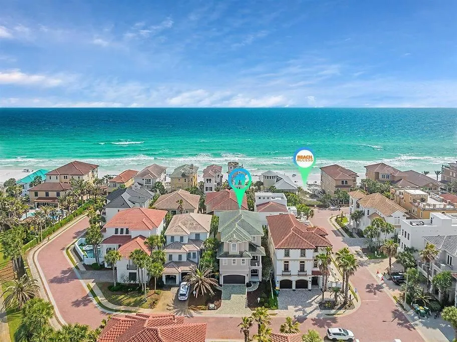 Casa de Férias Gulf Views 6 Bedroom Elevator Community Pool Destin